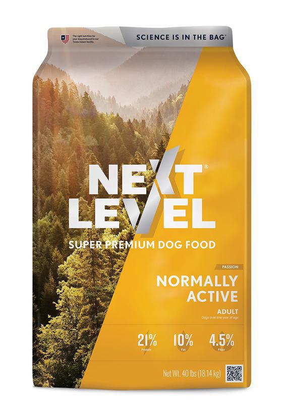 Next Level Dog Normally Active Adult Dry Food 40lb – The 4 Paws Market